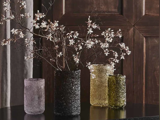 CLYDE vase i pink glas fra Nordal