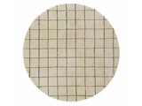 OYOY, Grid Circle gulvtæppe, Ø140 cm