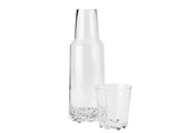 Stelton, Glacier karaffel med glas, 1 l., klar