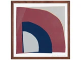 LDA Plakat inkl. ramme i valnøddetræ fra AYTM - L48xW2xH48 cm.