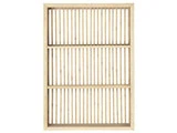 Ib Laursen, Vægreol m/3 hylder, bambus - 70x51x14