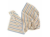 OYOY, Raita håndklæde, Caramel/Optic Blue, H140 x W70 cm