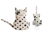 Sæt med Katten Zorro og Kat Musikuro fra OYOY - Hvid