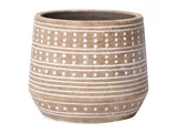 4 stk. Keramik krukke i brun fra Accantus
