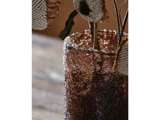 Nordal, CLYDE, Vase, Brun, Glas, H:25 x Dia: 15 cm 
