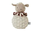 OYOY, Roly Poly Sheep, Vippedukke, Råhvid, Ø10 x H18 cm