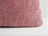 2 stk. Diamond puder i rød fra Woud - 43x43