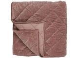 Dobbelt velour sengetæppe i peony fra Ib Laursen