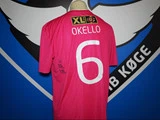 Match worn Kræftens Bekæmpelse-trøje, #6 Noble Okello