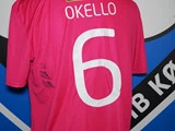 Match worn Kræftens Bekæmpelse-trøje, #6 Noble Okello
