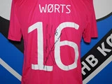 Match worn Kræftens Bekæmpelse-trøje, #16 Magnus Wørts