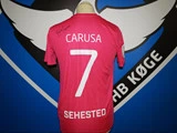 Match worn Kræftens Bekæmpelse-trøje, #7 Kyra Carusa