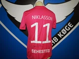 Match worn Kræftens Bekæmpelse-trøje, #11 Lærke Niklasson