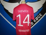 Match worn Kræftens Bekæmpelse-trøje, #14 Lauren Sajewich