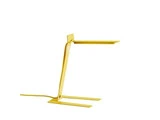 Benshee bordlampe I gult malet metal fra Woud