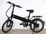 Sort klapsamenlig elcykel fra Nuciga Sport