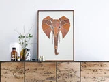 Elefanten fra Replant Art - 60 stykker balsatræ