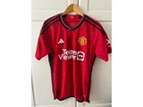 CHRISTIAN ERIKSEN - MATCHWORN SPILLERTRØJE MAN UTD.-MAN CITY (19. OKTOBER 2023)