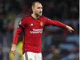 CHRISTIAN ERIKSEN - MATCHWORN SPILLERTRØJE MAN UTD.-MAN CITY (19. OKTOBER 2023)