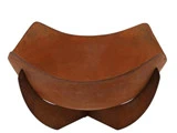 Bålfad i rusty look -  63 x 34 cm - 