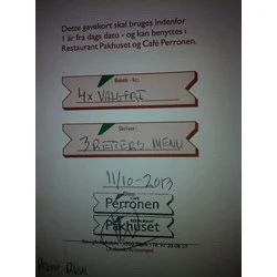 Fantastisk menu på Pakhuset for 4 personer