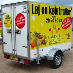 Køletrailer i en weekend – kolde drikkevarer – perfekt til fester og events