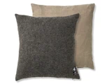 Silkeborg Uldspinderi, Gotland, Pude, Dark Nordic Grey, 100% Pure Wool, L:40 x B:40 cm
