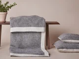 Silkeborg Uldspinderi, Gotland, Pude, Nordic Grey, 100% Pure Wool, L:50 x B:50 cm
