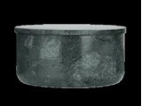 Louise Roe, Gretha Stone Bowl, Green Marbel, 9x17