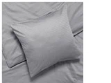 Juna Sengetøj Cube til dobbeltdyne - grå  200 x 220