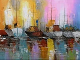 Maleri - Harbor fra MyNewArt
