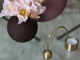 Cooee Design, Ball, Vase, Coffee, Keramik, H:10 x Dia:10 cm
