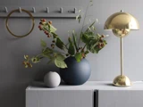 Cooee Design, Ball, Vase, Midnight Blue, Keramik, H:20 x Dia:20 cm