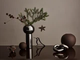 Cooee Design, Pillar, Vase, Dark Silver, Keramik, H:32 x Dia:17 cm