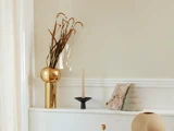 Cooee Design, Pillar, Vase, Gold, Keramik, H:32 x Dia:17 cm