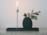 Cooee Design, Pastille, Vase, Dark Green, Keramik, L:15 × B:4 × H:14 cm