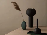 Cooee Design, Pastille, Vase, Dark Green, Keramik, L:15 × B:4 × H:14 cm