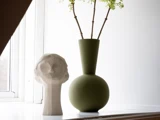 Cooee Design, Trumpet, Vase, Olive, Keramik, H:30 x Dia:16 cm