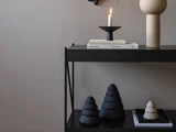 Cooee Design, Snowy, Skulptur, Black, Keramik, H:15 x Dia: 13,5 cm