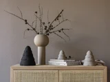 Cooee Design, Snowy, Skulptur, Black, Keramik, H:20 x Dia:18 cm