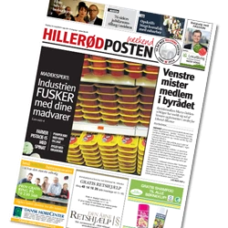 Hillerød Posten Weekend 1/1 sides annonce.