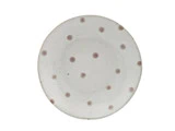 House Doctor, Dots tallerken, Beige, h: 2.2 x ø: 15.7 cm