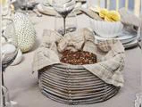 Lene Bjerre, Harper, Kurv, Nature, Rattan, H:10 x B:22,5 x L:22,5 cm