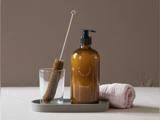 Simple Goods, Oval, Bakke, Grå, Beton, L:25 x B:11 cm