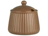 Ib Laursen, Mynte, Sukkerskål, Hazelnut, Stentøj, H:9,5 x Ø:9,3 cm