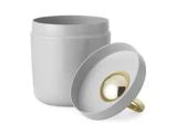Normann Copenhagen, Ring Box Small, Skrin, Lysegrå, Stål, Dia:6 x H:9,5 cm