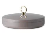 Normann Copenhagen, Ring Box Large, Opbevaringsboks, Taupe, Stål, Dia:15,5 x H:7 cm