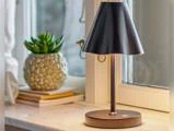 Bloomingville, Lianna, Bordlampe, Sort, Jern, L15xH28xW13,5 cm
