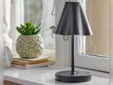 Bloomingville, Lianna, Bordlampe, Sort, Jern, L15xH28xW13,5 cm