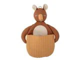 Bloomingville Mini, Toto, Vægkurv, Brun, Hør, L:46 x H:33 x W:7,5 cm